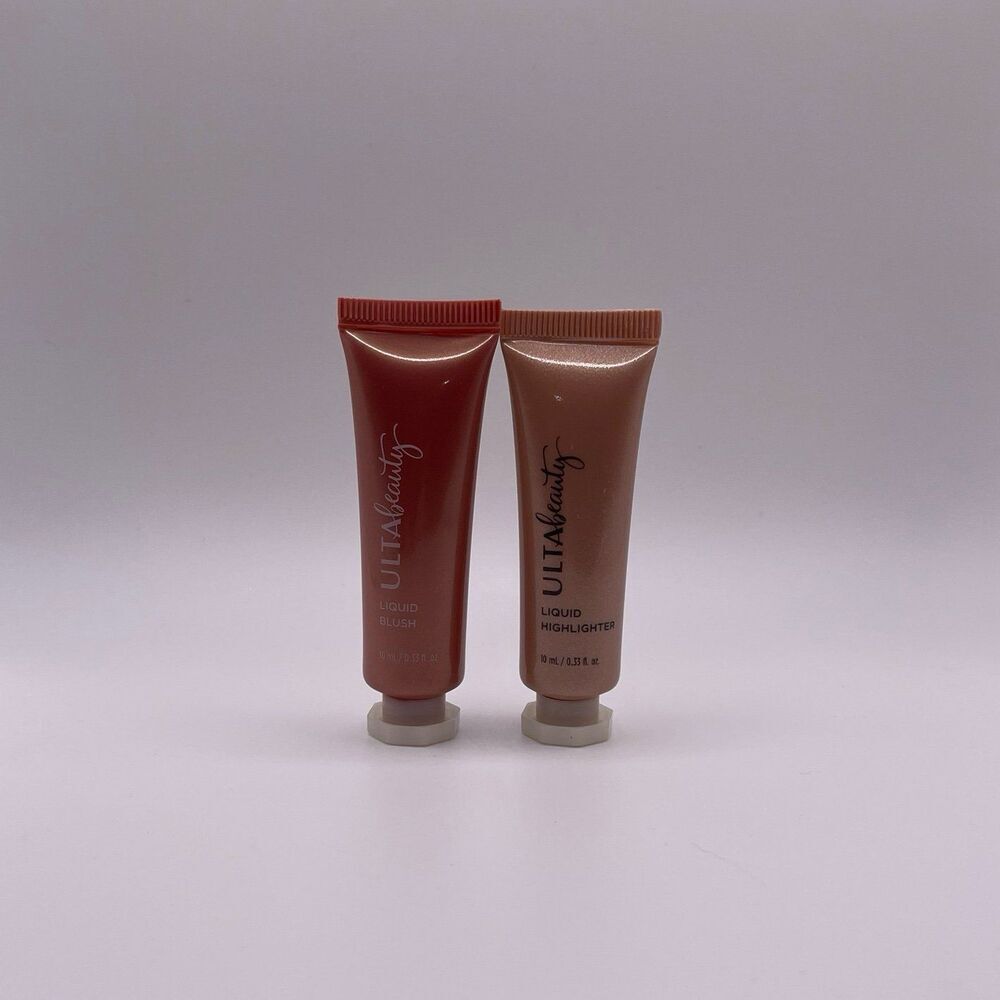 Ulta Beauty Liquid Blush & Liquid Highlighter Tubes 2 PCS. Set